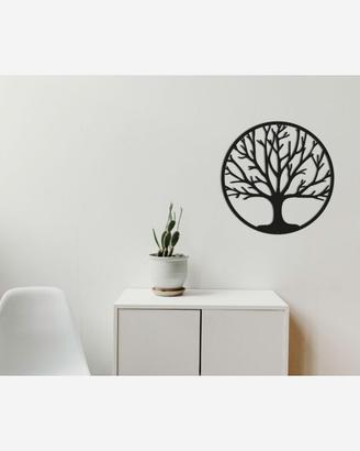 Decorazione da Parete Albero Vita Metallo 50x50cm