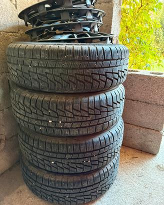 Cerchi piu gomme invernali citroen c3