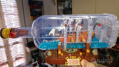 LEGO NAVE IN BOTTIGLIA