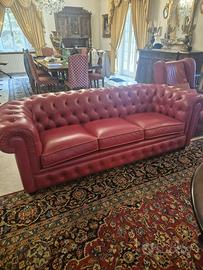 N°2 DIVANI IN PELLE CHESTERFIELD