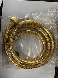 Flessibile doccetta dorato