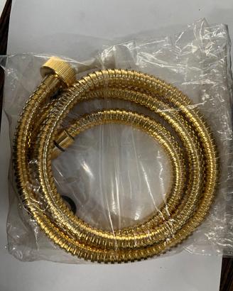 Flessibile doccetta dorato
