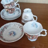 Set 4 tazze da tè Royal Doulton, serie Winter