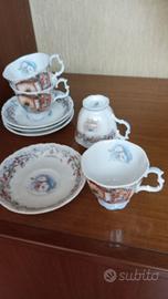 Set 4 tazze da tè Royal Doulton, serie Winter