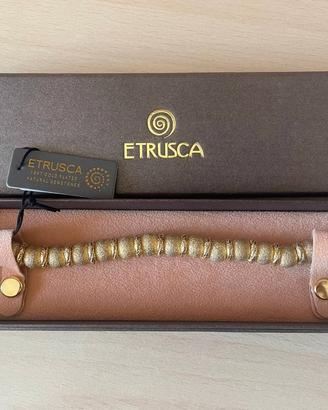 Bracciale Etrusca Gioielli Placcato Oro 18kt