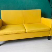 Divano 2 posti giallo