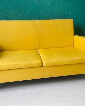 Divano 2 posti giallo