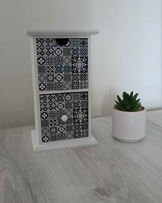 cassettiera porta oggetti/bijoux 