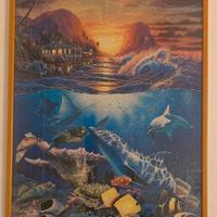 Quadro di 1000 puzzle fluorescenti