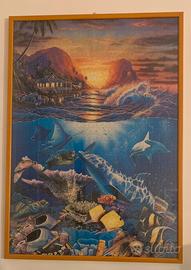 Quadro di 1000 puzzle fluorescenti