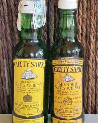 2 Mignon Cutty Sark Whisky Vintage