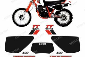 Adesivi compatibili con TT 600 36a TT600/Offroad