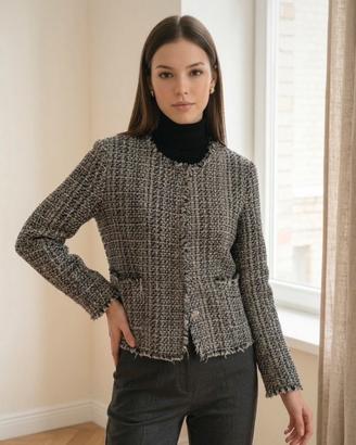 giacca in tweed