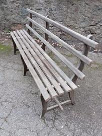 Panchina antica in noce metà '800