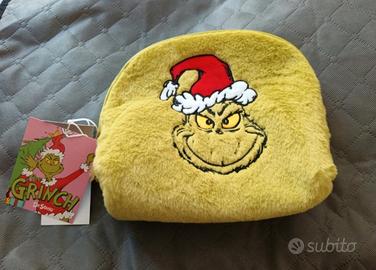Trousse in peluche verde Grinch