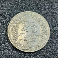 rara moneta 25 pfennig 1909 - Germania 