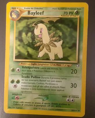 Bayleef n. 28 mazzo Neo Genesis