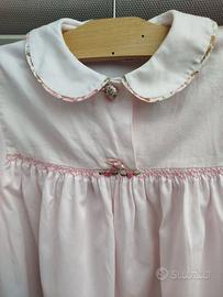 Bambina Camicia da notte ricamata a mano