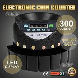 Contamonete conta monete 8 cassetti professionale