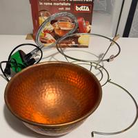Paiolo automatico Botta in rame martellato 220V