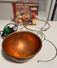 Paiolo automatico Botta in rame martellato 220V