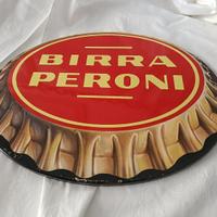 targa smaltata birra peroni 