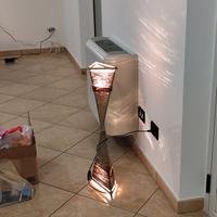 lampada da terra stile etnico