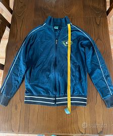 Felpa con zip e logo Lotto. Taglia M