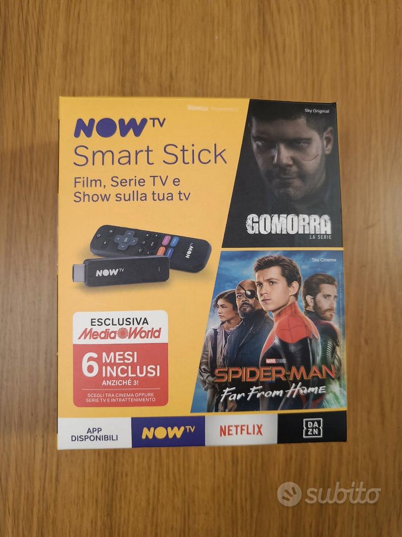 NOW TV Smart Stick con 3 mesi Inclusi a scelta tra Cinema, Serie TV o  Intrattenimento