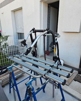 Portabiciclette auto in alluminio Peruzzi 3 bici
