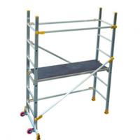 TRABATTELLO IN ALLUMINIO CON PIANO E RUOTE 3.30 mt