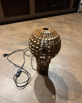 Lampada Design Legno Lampadina - Edizione Enel