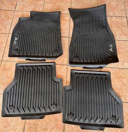 Set completo 4 tappetini gomma originali Audi A6