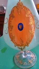 Calici dipinti a mano con effige guerriero