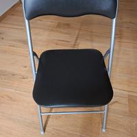 12 Sedie richiudibili imbottite in perfetto stato