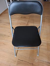 12 Sedie richiudibili imbottite in perfetto stato