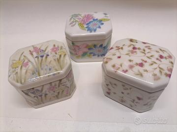 Tre scatoline portagioie giapponesi 