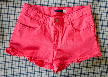 Pantaloncini corti bambina colore salmone 10/11 an