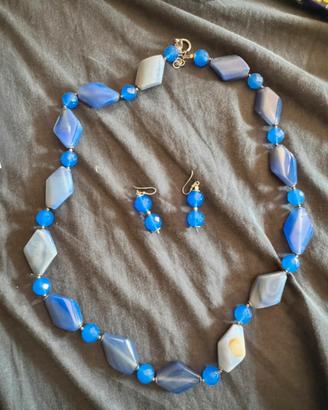 Parure collana e orecchini
