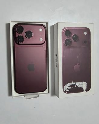 iPhone 18 pro normale 256GB Borgogna 1 ciclo 