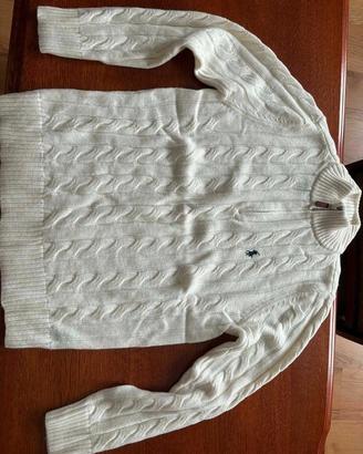 Biały sweter Ralph Lauren