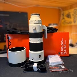 Sony FE 200-600 in garanzia