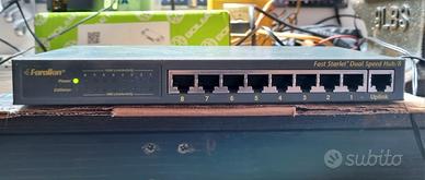Hub switch Ethernet  8 porte