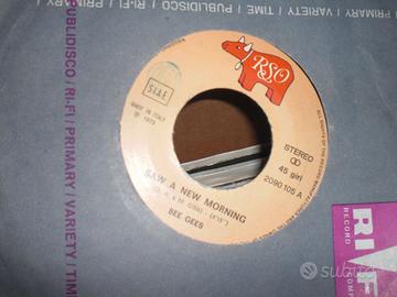 dischi a 45 giri dei BEE GEES e vari