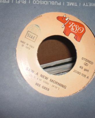 dischi a 45 giri dei BEE GEES e vari