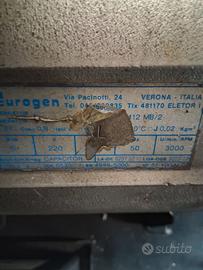 Gruppo elettrogeno monofase 6kv effettivi