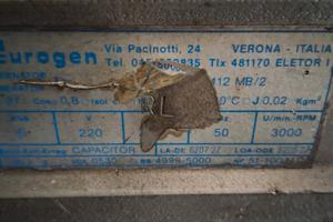 Gruppo elettrogeno monofase 6kv effettivi