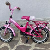 Bici bambina con freni a pedali