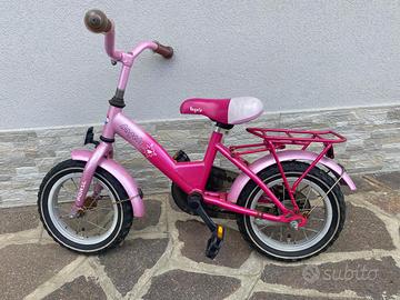 Bici bambina con freni a pedali