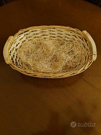 Cesto in vimini ovale